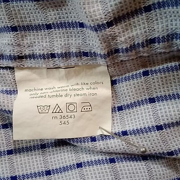 Michael Michael Kors Striped No Label Men's Shirt Size 16.5 34/35 - Picture 13 of 14